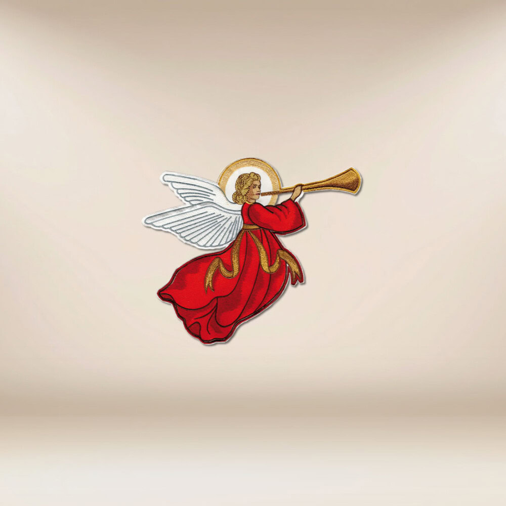 applicazione ricamata Angelo