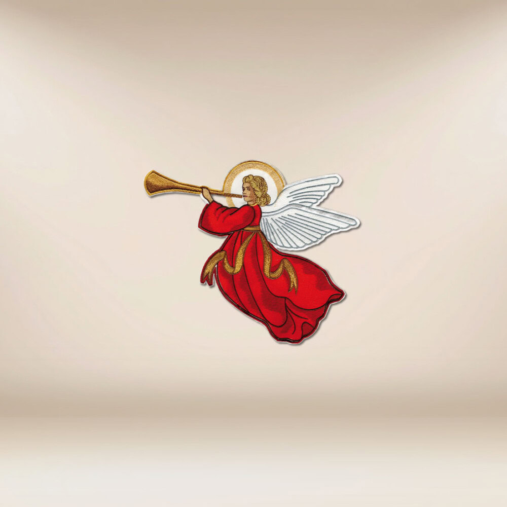 applicazione ricamata Angelo