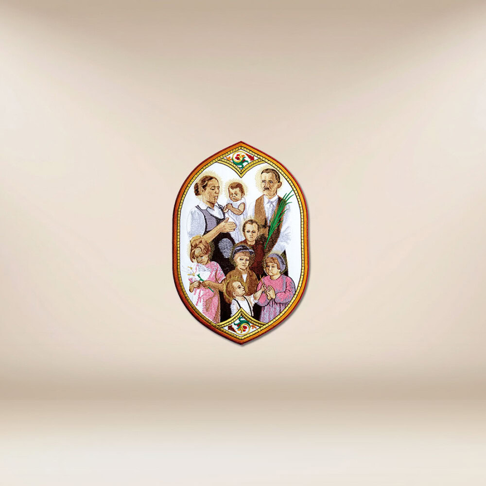 applicazione ricamata Famiglia Ulmów