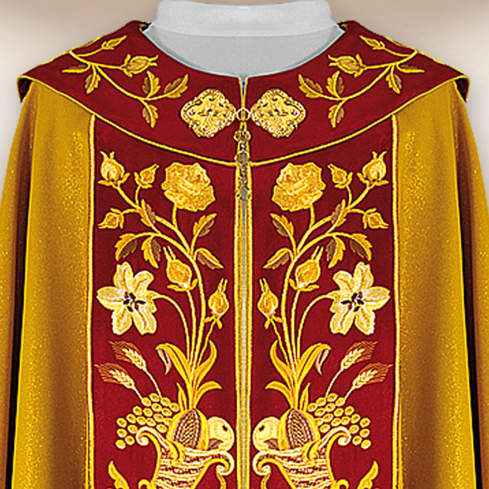 Kapa liturgiczna Serce Jezusa i Maryi