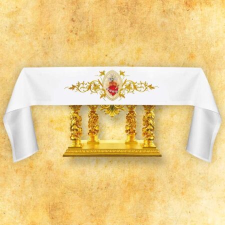 Aplikacja haftowana "Serce Maryi"