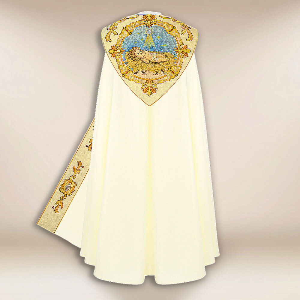 Piviale liturgico ricamato