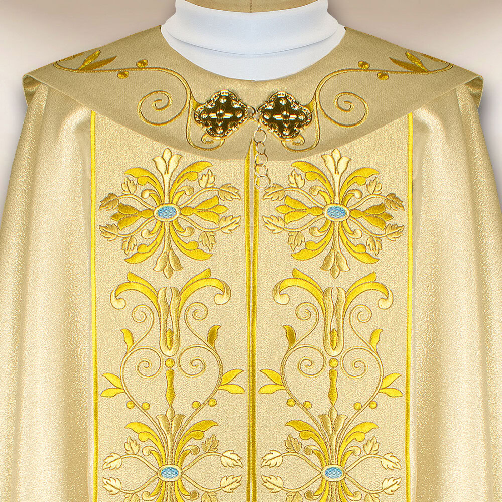 Piviale ricamato Mariano dorato