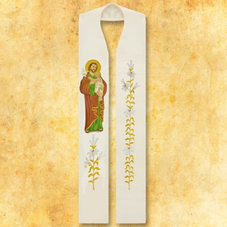 Stuła haftowana "Św. Józef"