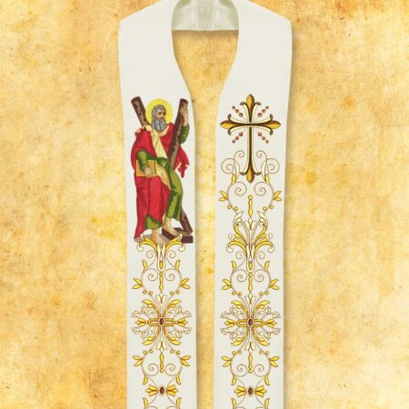 Stuła haftowana "Św. Mikołaj"