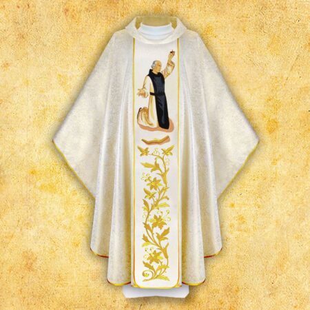 Ornat z wizerunkiem haftowanym "Bł. Wincenty Kadłubek"