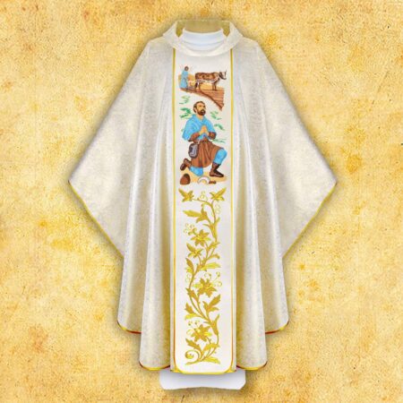 Ornat z wizerunkiem haftowanym "Św. Izydor"