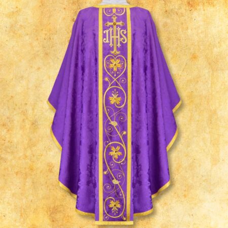 Ornat haftowany "Massimo-Viola"