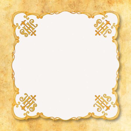 Tovagliolo ricamato 45 cm × 45 cm