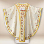 Casula ricamata Agnello di Dio premium