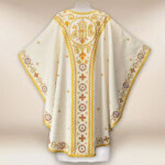 Casula ricamata Agnello di Dio premium