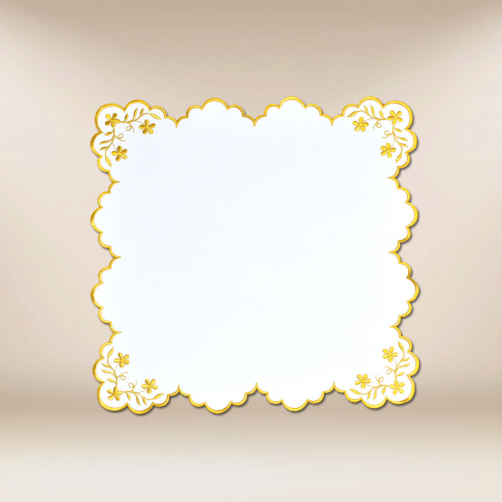 tovaglietta ricamata 45x45 cm