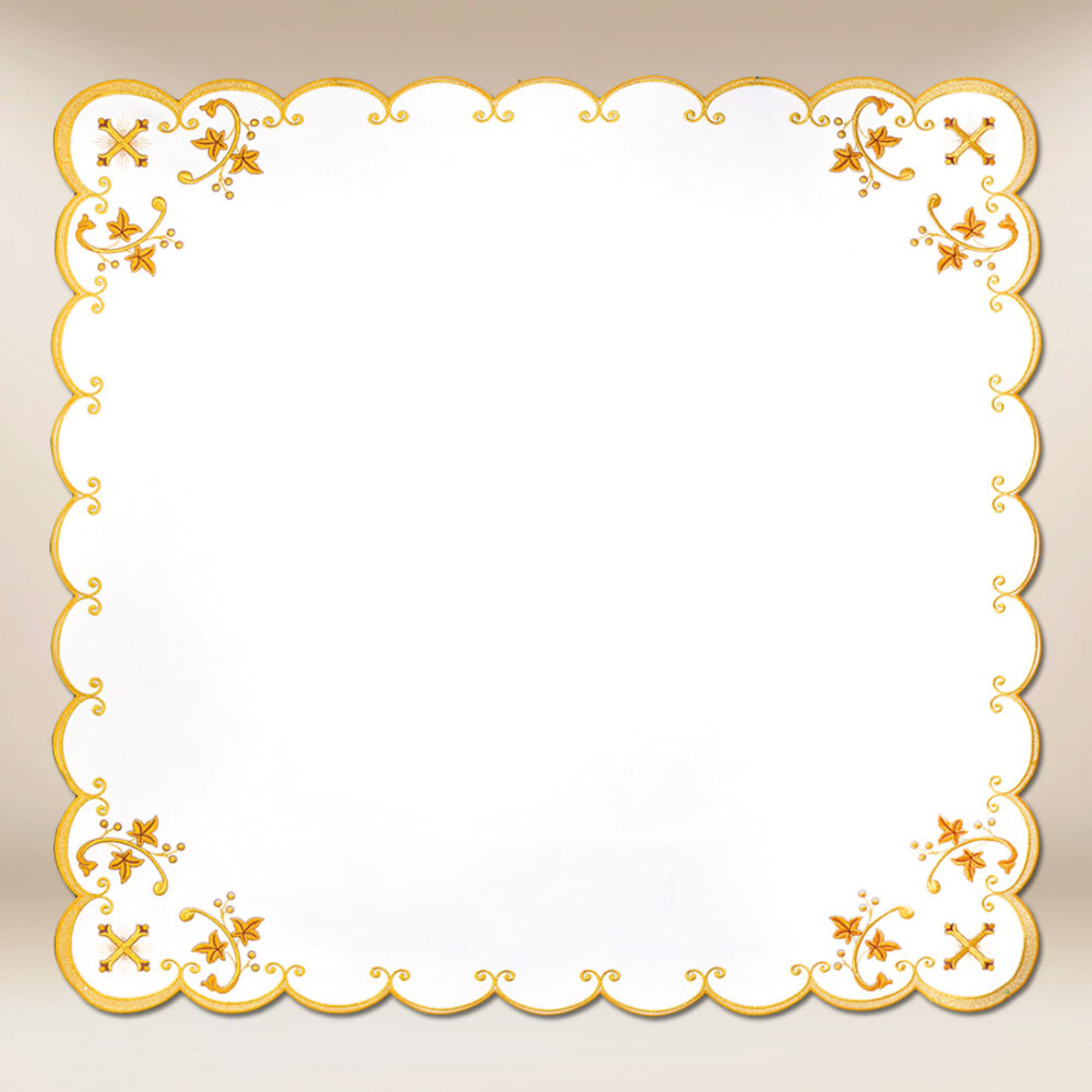 Tovaglietta ricamata di dimensioni 95cm× 95cm