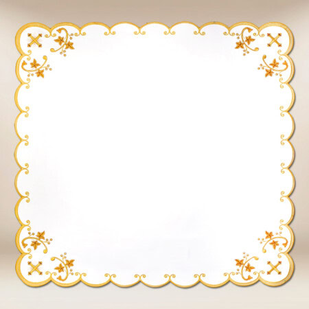 Tovagliolo ricamato, dimensioni 95 cm × 95 cm