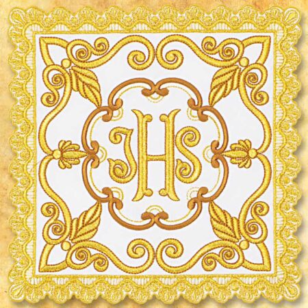 Palla ricamata con filo d'oro