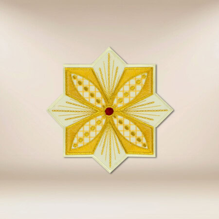 applicazione ricamata Croce