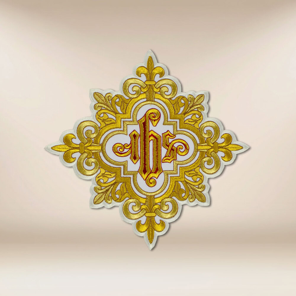 applicazione ricamata IHS