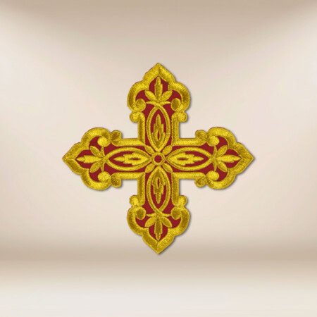 applicazione ricamata Croce