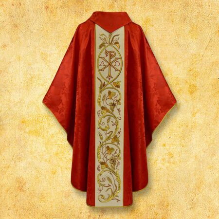 Ornat haftowany "Christum"