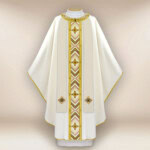 Casula ricamata ecru