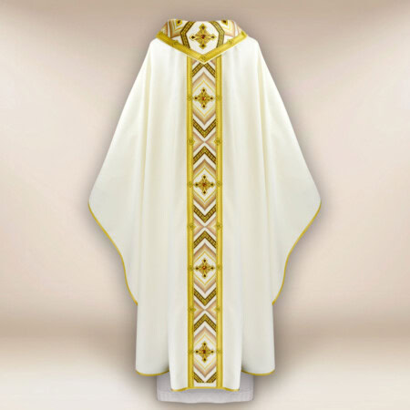 Casula ricamata ecru