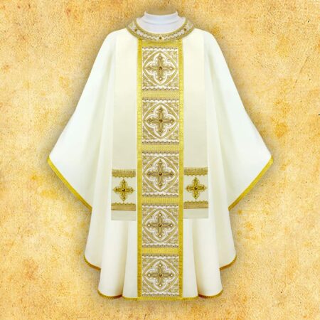 Ornat haftowany "Brillante-Bianco"