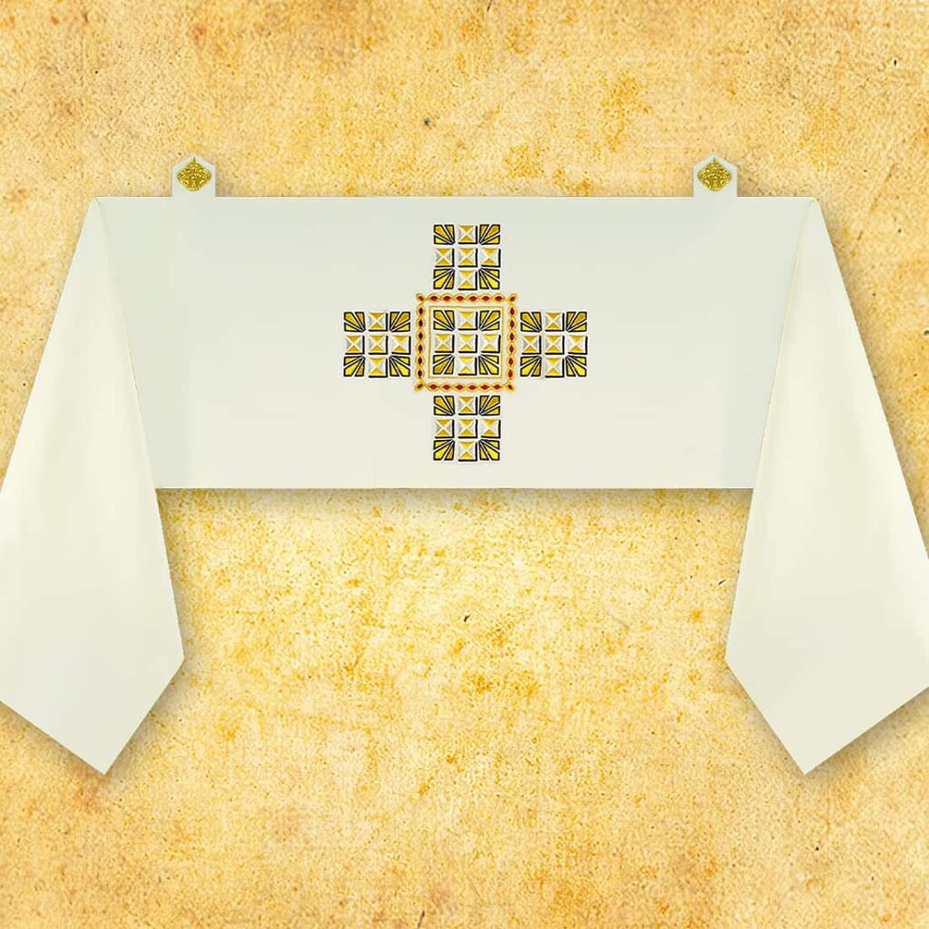 Velo Omerale ricamato da spalla liturgico