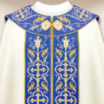 Piviale liturgico Mariano ricamato