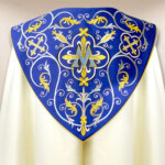 Piviale liturgico Mariano ricamato