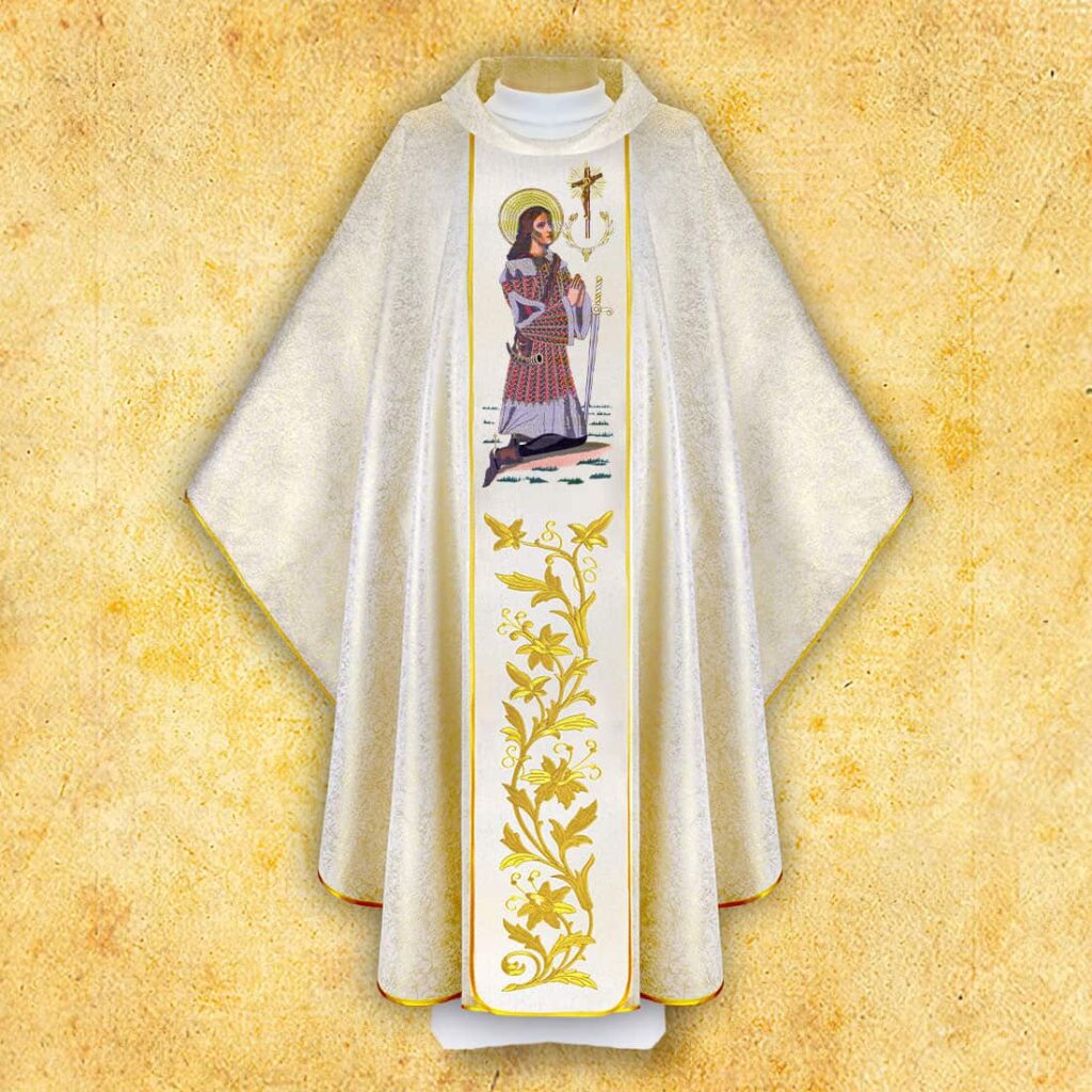 Casula ricamata San Hubert