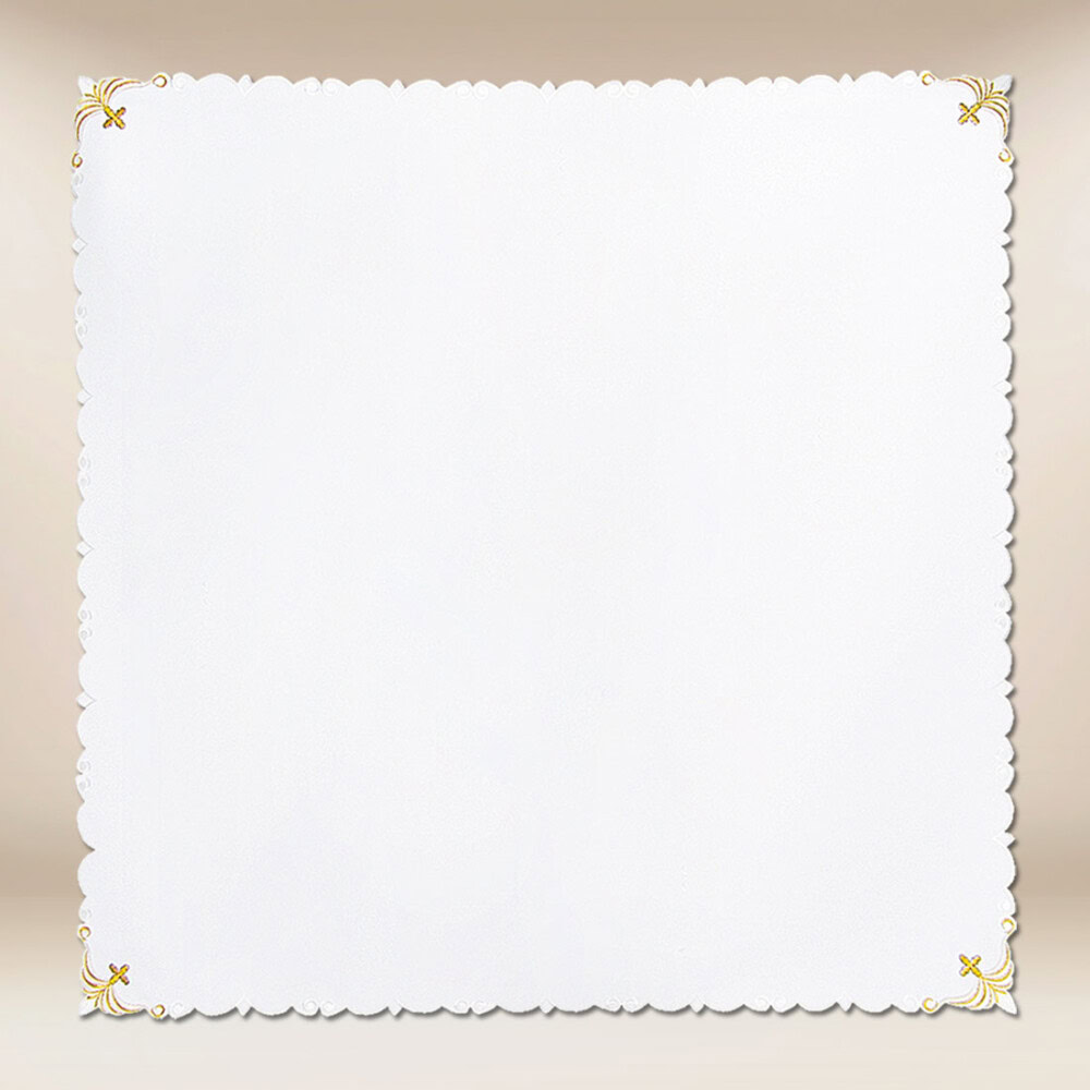 Tovaglietta ricamata di dimensioni 95cm × 95cm