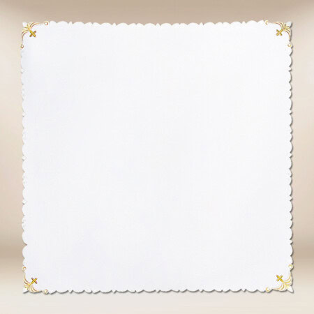 Tovaglia ricamata 95 cm × 95 cm