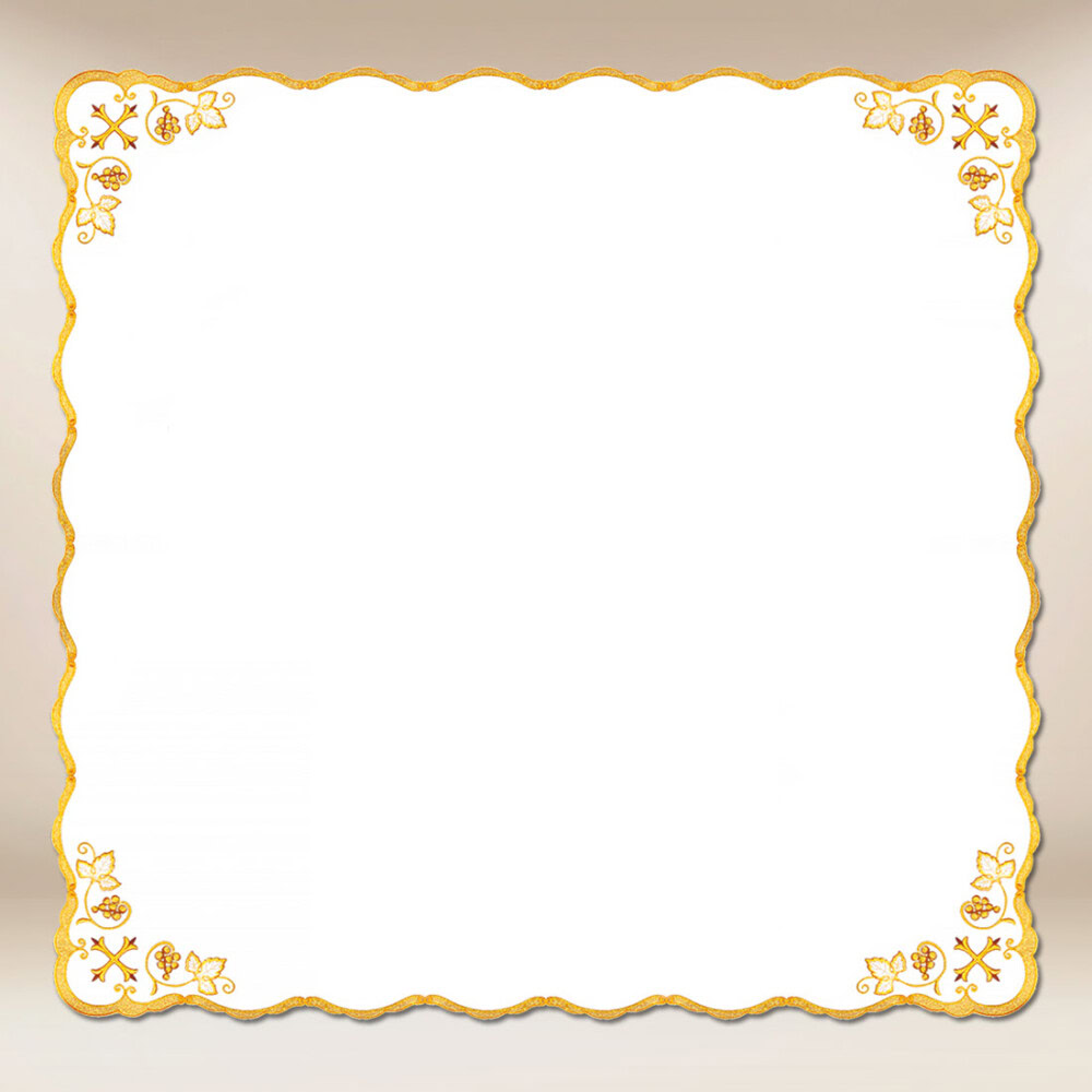 tovaglietta ricamata 110x110 cm