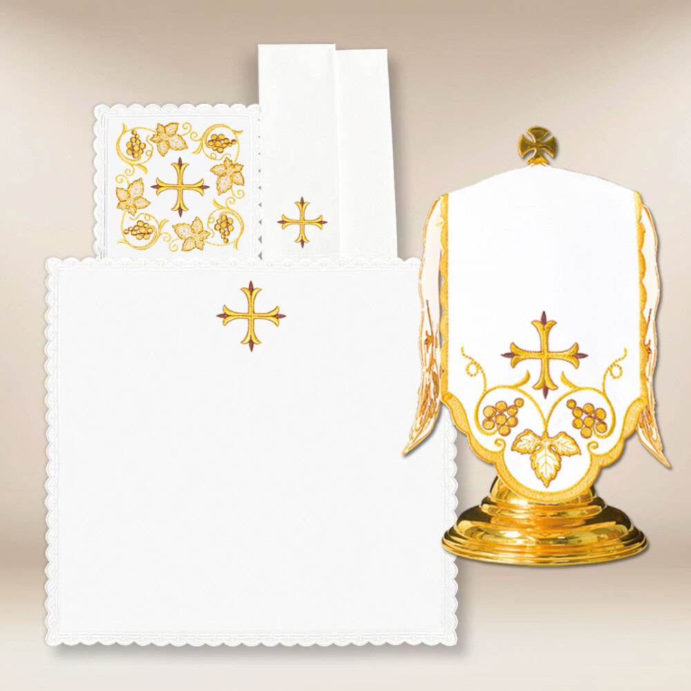 Set di biancheria per calice con croce