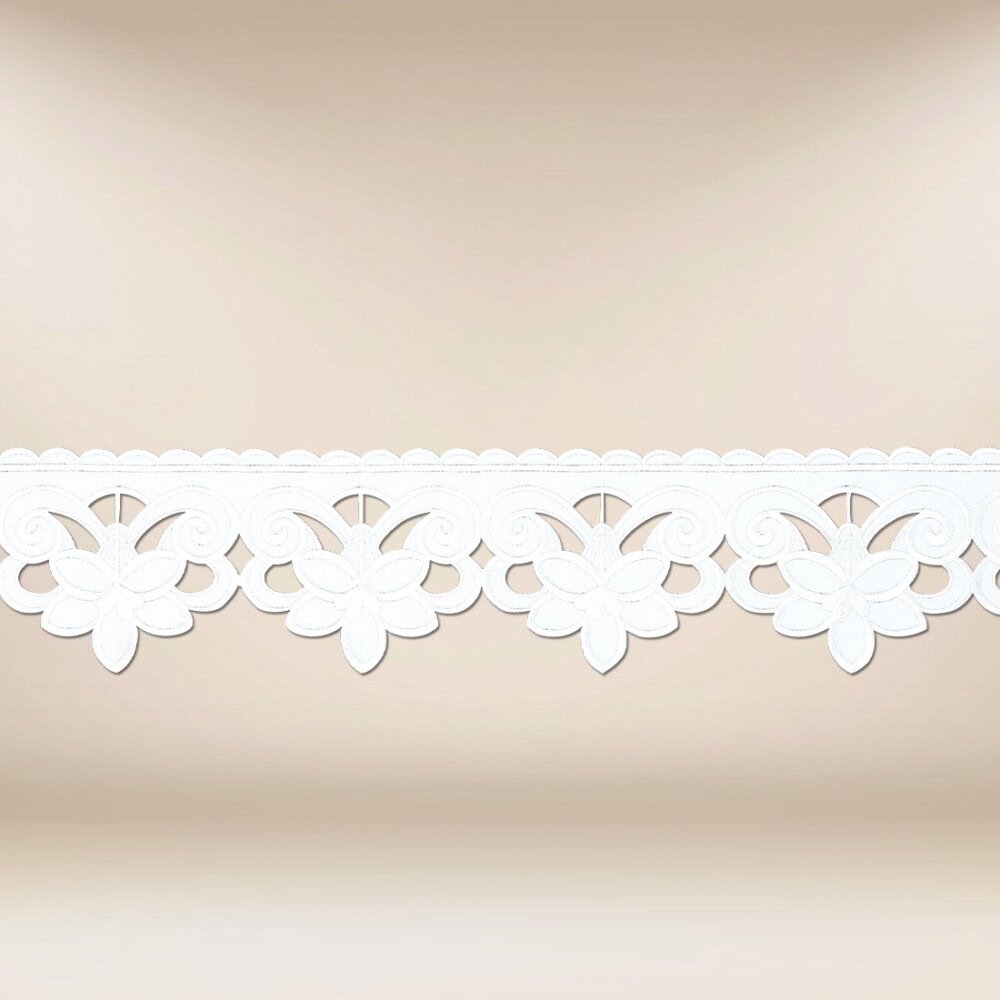 Coroncina ricamata bianca