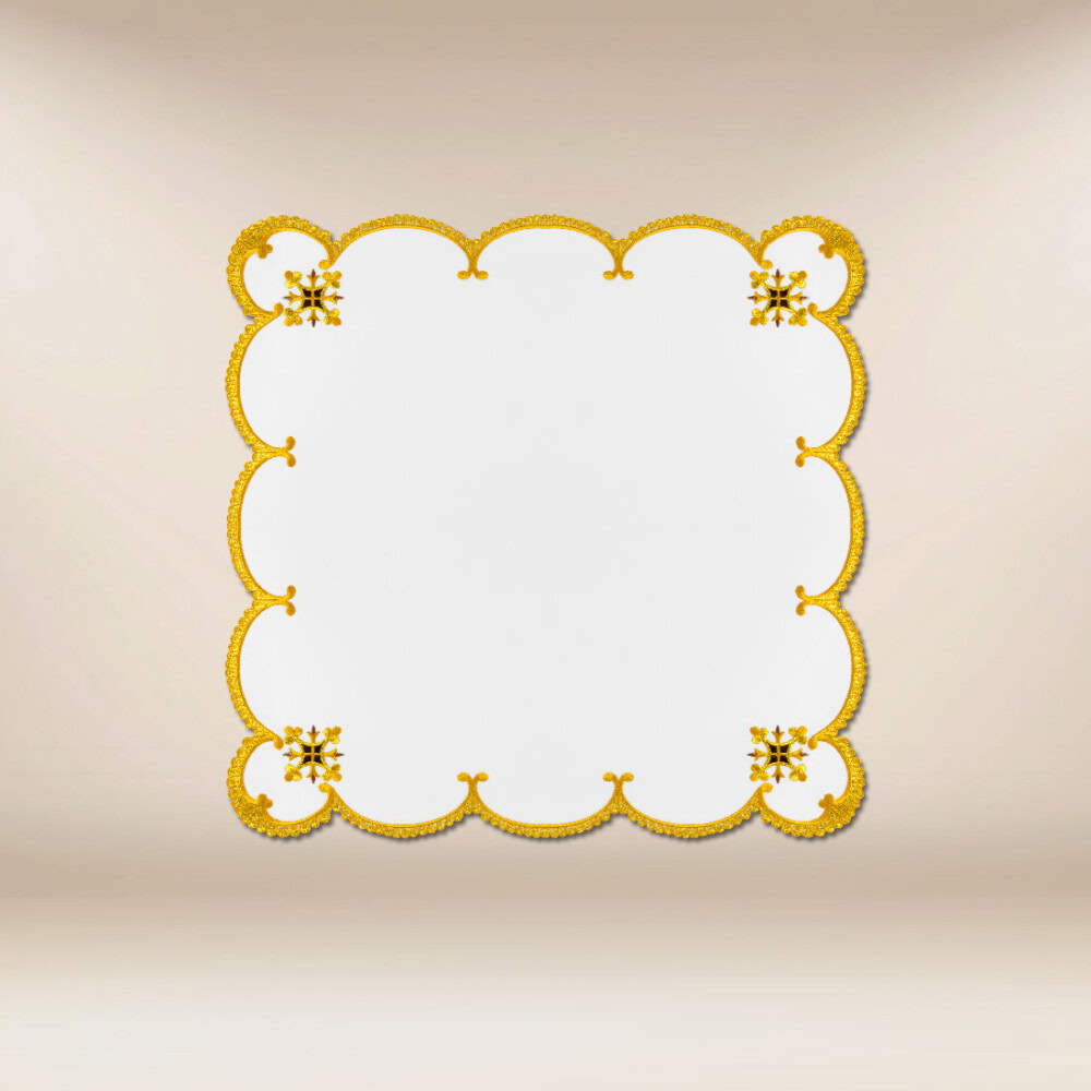 Tovagliolo ricamato Agnus Dei