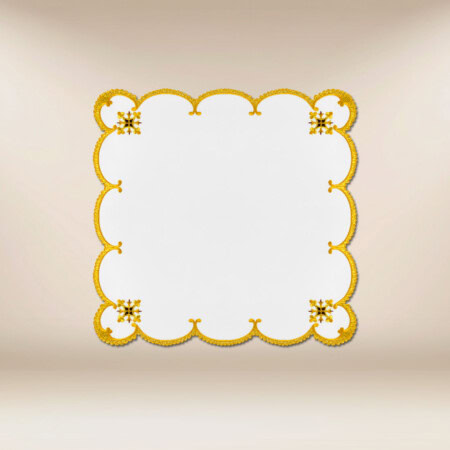 Tovagliolo ricamato Agnus Dei