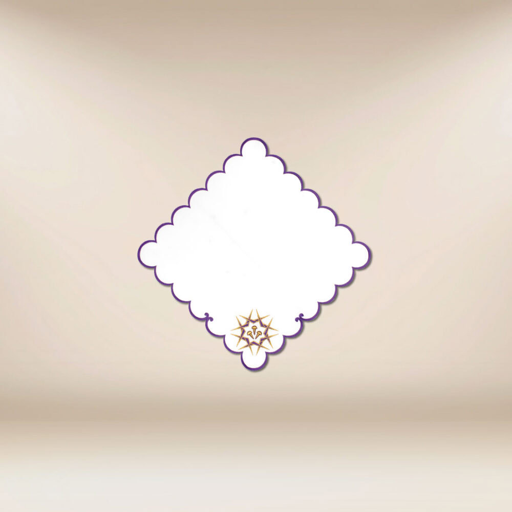 Tovaglietta ricamata quaresimale 32×32