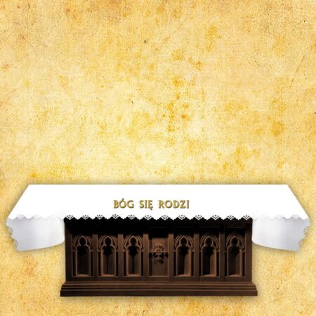 Tovaglia foto tagliata al laser "Dio Si Nasce"