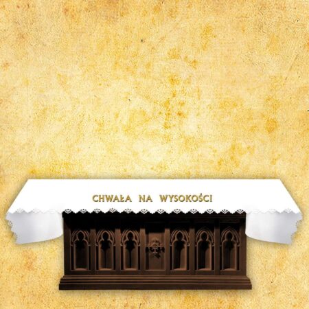 Tovaglia Foto Intagliata al Laser "Gloria nell'Alto"