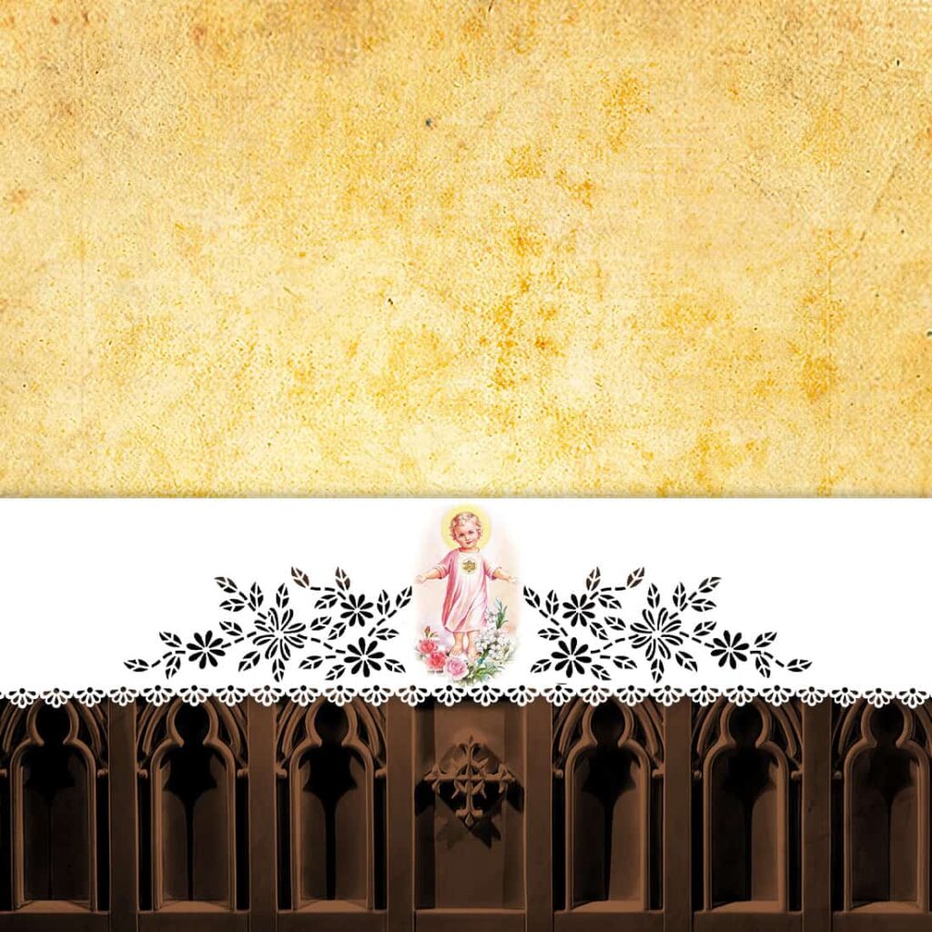 Tovaglia d'altare traforata