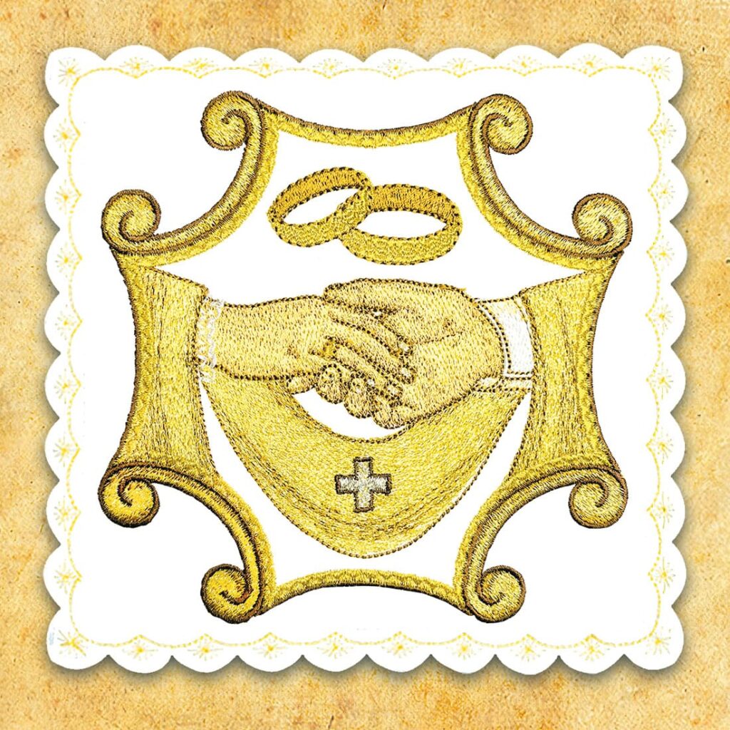 Copricalice paramenti ricamo