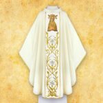 Ornat Z Wizerunkiem Haftowanym "Matka Boża Gietrzwałdzka"