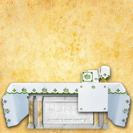 Serwetka Haftowana "Katedralny" Czerwona 110X110