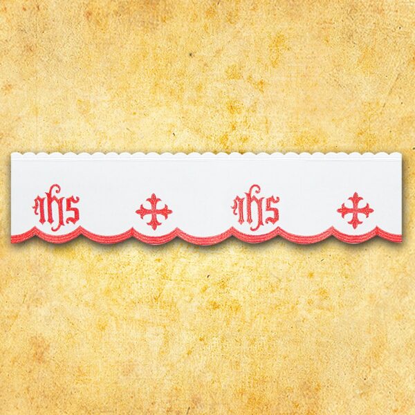 Serwetka Haftowana "Katedralny" Czerwona 110X110 Serwetka Haftowana "Katedralny" Czerwona 110X110