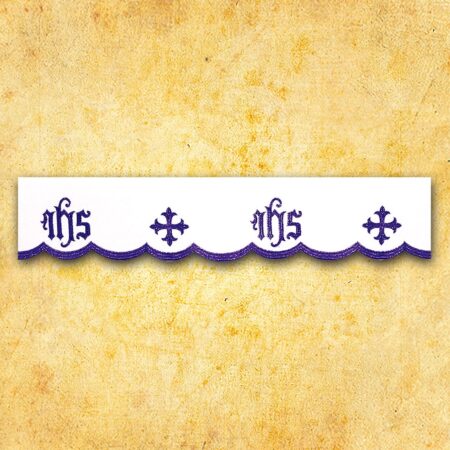 Serwetka Haftowana "Katedralny" Czerwona 110X110