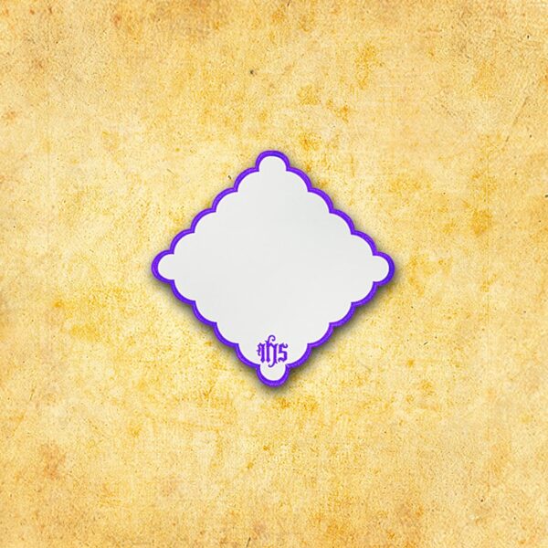 Serwetka Haftowana "Katedralny" Czerwona 110X110