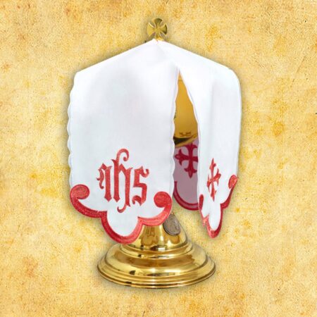 Serwetka Haftowana "Katedralny" Czerwona 110X110