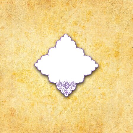 Serwetka Haftowana "Cristiano" Fioletowa 32X32