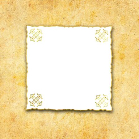 Serwetka Haftowana "Calvario"
 Złota 45X45